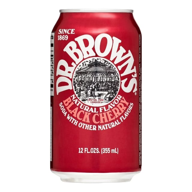 Dr Brown's Cherry Soda.