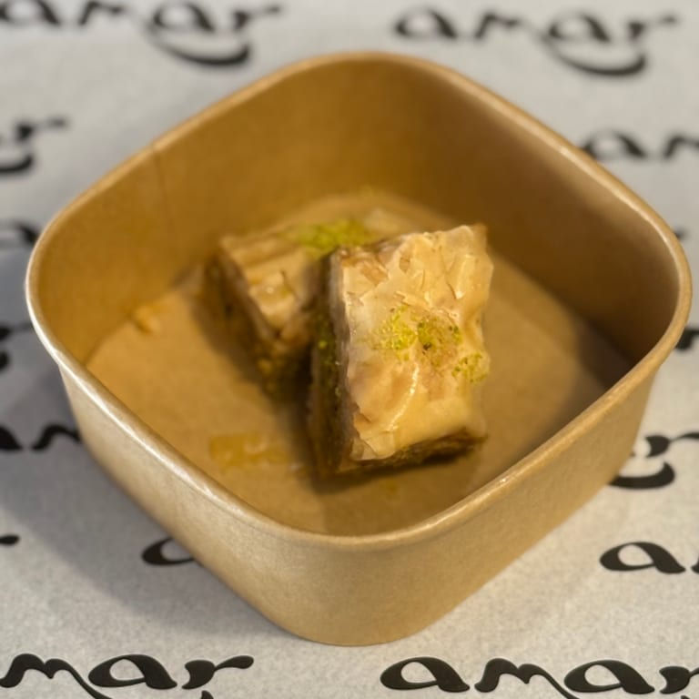 Indulge in our baklava